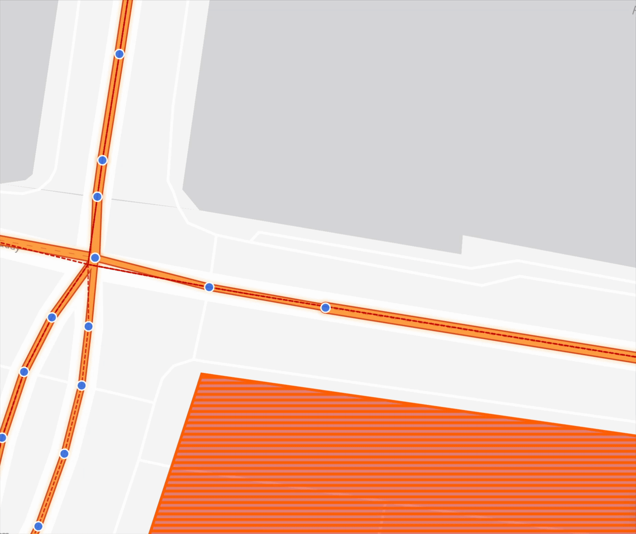 Node dragging in the map editor
